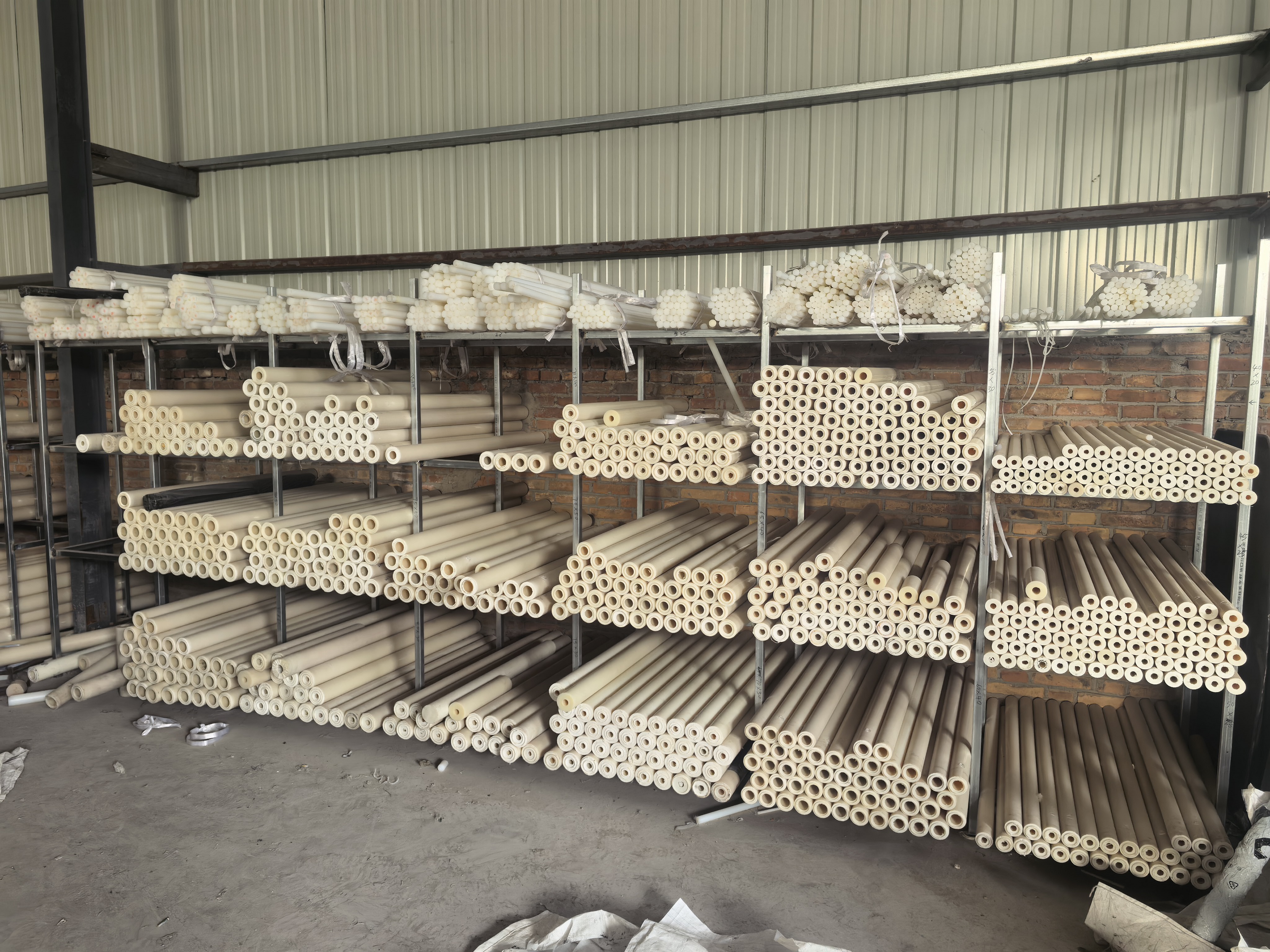 Construction nylon sliding bearing — PA6 nylon liner export to Canada
